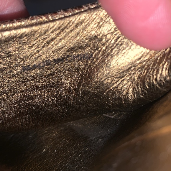 DOLCE VITA Camryn Dark Gold Ankle Strap Platform Wedge Sandal - Picture 14 of 14